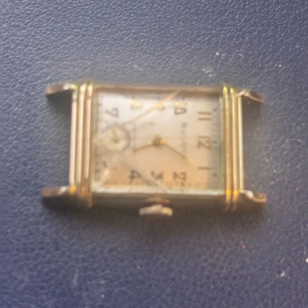 Vintage Bulova Scallop Men's Mechanical Watch (Head Only) - 10K RGP.